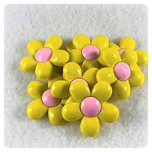 Load image into Gallery viewer, Set of 2 - PVC Resin - Yellow Flower