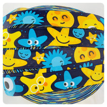 Load image into Gallery viewer, Ribbon by the Yard - Sun, Moon and Stars Ribbon - Larger Print