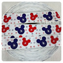Load image into Gallery viewer, Ribbon by the Yard - Pink and Purple Mickey Heads