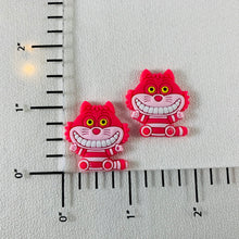 Load image into Gallery viewer, Set of 2 - PVC Resin - Cheshire Cat - Wonderland