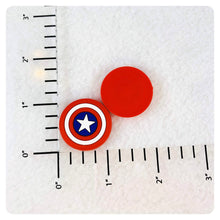 Load image into Gallery viewer, Set of 2 - PVC Resin - Captain America Shield