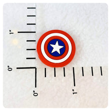 Load image into Gallery viewer, Set of 2 - PVC Resin - Captain America Shield