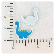 Load image into Gallery viewer, Set of 2 - Planar Resin - Dinosaur - Blue