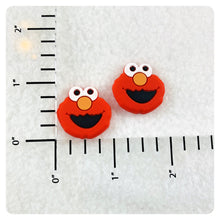 Load image into Gallery viewer, Set of 2 - PVC Resin - Educational Red Monster
