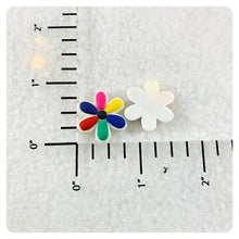 Load image into Gallery viewer, Set of 2 - PVC Resin - Multicolored Flower