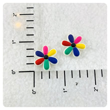 Load image into Gallery viewer, Set of 2 - PVC Resin - Multicolored Flower