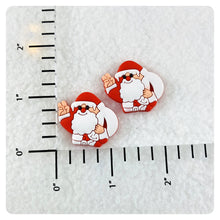 Load image into Gallery viewer, Set of 2 - PVC Resin - Santa Claus - Christmas