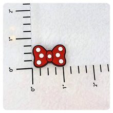 Load image into Gallery viewer, Set of 2 - PVC Resin - Mrs. Mouse - Red Bow