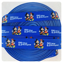 Load image into Gallery viewer, Ribbon by the Yard - Disneyland Tokyo Ribbon Blue