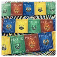 Load image into Gallery viewer, Ribbon by the Yard - HP - Wizard School - School Logos