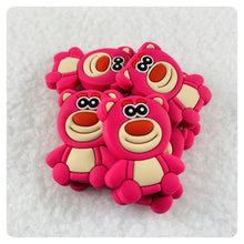 Load image into Gallery viewer, Set of 2 - PVC Resin - Toy Story - Lotso - Strawberry Bear