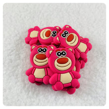 Load image into Gallery viewer, Set of 2 - PVC Resin - Toy Story - Lotso - Strawberry Bear