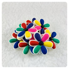 Load image into Gallery viewer, Set of 2 - PVC Resin - Multicolored Flower