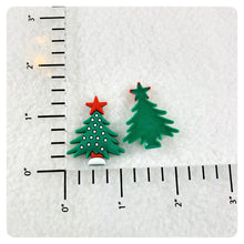 Load image into Gallery viewer, Set of 2 - PVC Resin - Christmas Tree