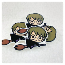 Load image into Gallery viewer, Set of 2 - Planar Resin - HP - Wizard Boy on Broom