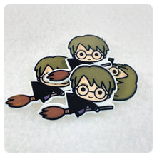 Load image into Gallery viewer, Set of 2 - Planar Resin - HP - Wizard Boy on Broom