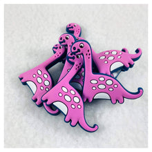 Load image into Gallery viewer, Set of 2 - PVC Resin - Dinosaur - Pink