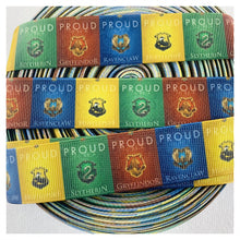Load image into Gallery viewer, Ribbon by the Yard - HP - Wizard School - School Logos