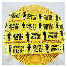 Load image into Gallery viewer, Ribbon by the Yard - HP - House Elf - Free Elf