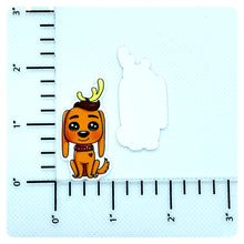 Load image into Gallery viewer, Set of 2 - Planar Resin - Dog - Christmas