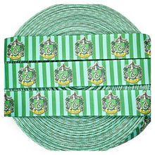 Load image into Gallery viewer, Ribbon by the Yard - HP - Wizard School - Slytherin