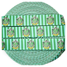 Load image into Gallery viewer, Ribbon by the Yard - HP - Wizard School - Slytherin