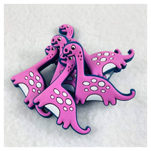 Load image into Gallery viewer, Set of 2 - PVC Resin - Dinosaur - Pink