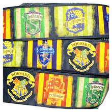 Load image into Gallery viewer, Ribbon by the Yard - HP - Wizard School - School Logos