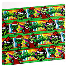 Load image into Gallery viewer, Ribbon by the Yard - Mean Guy - Christmas Stealer