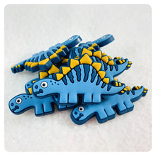 Load image into Gallery viewer, Set of 2 - PVC Resin - Dinosaur - Blue