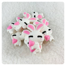 Load image into Gallery viewer, Set of 2 - PVC Resin - Easter Bunny