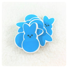 Load image into Gallery viewer, Set of 2 - Planar Resin - Blue Easter Bunny - Peep