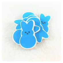 Load image into Gallery viewer, Set of 2 - Planar Resin - Blue Easter Bunny - Peep