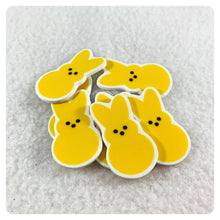 Load image into Gallery viewer, Set of 2 - Planar Resin - Yellow Easter Bunny - Peep