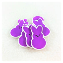 Load image into Gallery viewer, Set of 2 - Planar Resin - Purple Easter Bunny - Peep