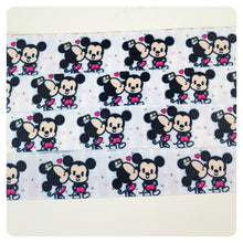 Load image into Gallery viewer, Ribbon by the Yard - Mickey and Minnie Mouse Cuties