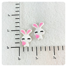 Load image into Gallery viewer, Set of 2 - PVC Resin - Easter Bunny