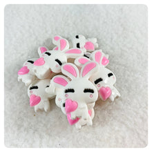 Load image into Gallery viewer, Set of 2 - PVC Resin - Easter Bunny