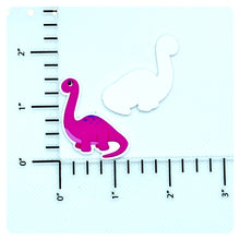 Load image into Gallery viewer, Set of 2 - Planar Resin - Dinosaur - Pink