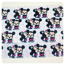 Load image into Gallery viewer, Ribbon by the Yard - Mickey and Minnie Mouse Cuties