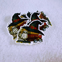 Load image into Gallery viewer, Set of 2 - Planar Resin - HP - Wizard Books - Owl - Glasses