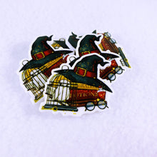 Load image into Gallery viewer, Set of 2 - Planar Resin - HP - Wizard Books - Owl - Glasses