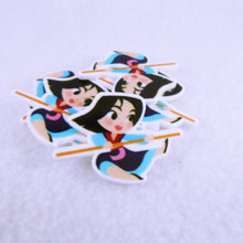 Load image into Gallery viewer, Set of 2 - Planar Resin - Mulan - Princess