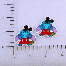 Load image into Gallery viewer, Set of 2 - Planar Resin - Stitch - Dressed in Mouse Clothes