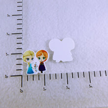 Load image into Gallery viewer, Set of 2 - Planar Resin - Anna and Elsa with Olaf v2