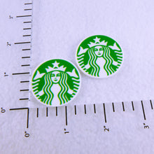 Load image into Gallery viewer, Set of 2 - Planar Resin - Coffee Logo - SBUX - No words