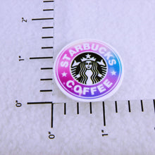 Load image into Gallery viewer, Set of 2 - Planar Resin - Coffee Logo - SBUX - Galaxy - Light