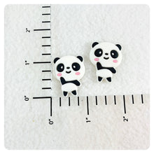 Load image into Gallery viewer, Set of 2 - PVC Resin - Panda Bear