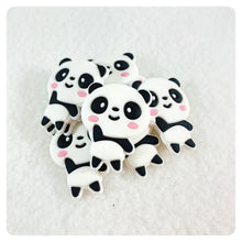 Load image into Gallery viewer, Set of 2 - PVC Resin - Panda Bear