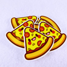 Load image into Gallery viewer, Set of 2 - Planar Resin - Cute Pizza - Kawaii